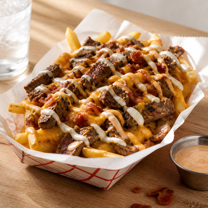 Papas A La Francesa Con Carne